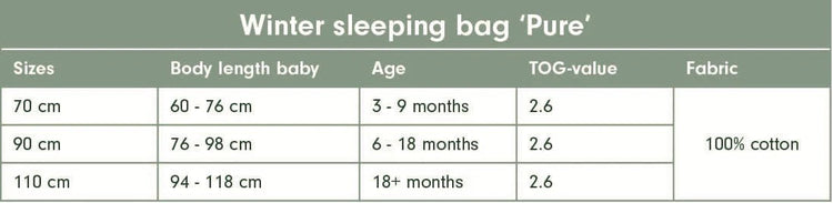 LITTLE DUTCH. Winter sleeping bag 90 cm Pure Pink Blush