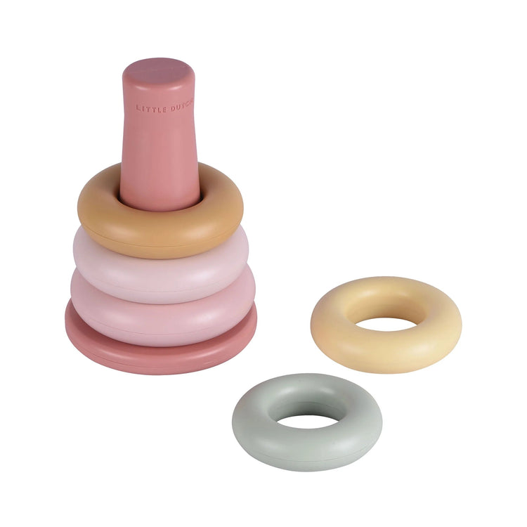LD Stacking Rings Pink