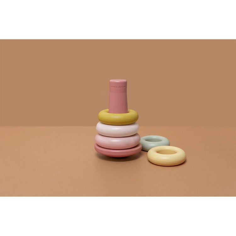 LD Stacking Rings Pink