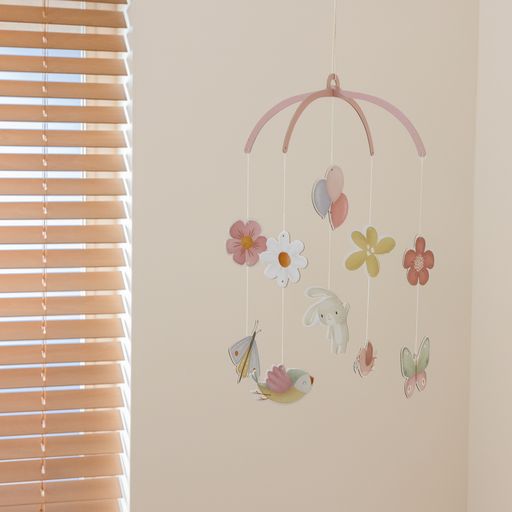 LITTLE DUTCH. Χαρτονένιο μόμπιλε "Flowers & Butterflies" FSC