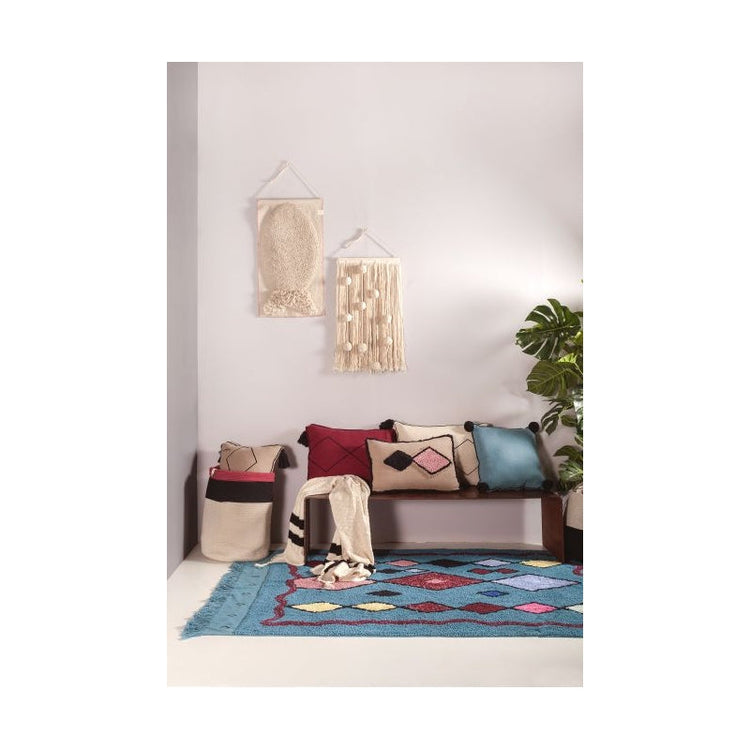 Lorena Canals. Basket Bazaar Aubergine 50X35