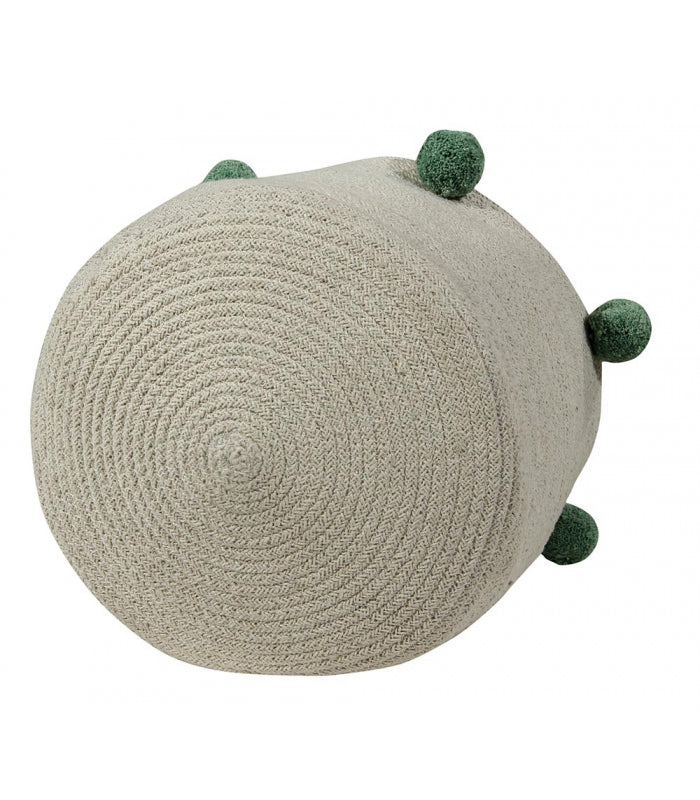 Lorena Canals. Καλάθι αποθήκευσης Bubbly Natural-Green