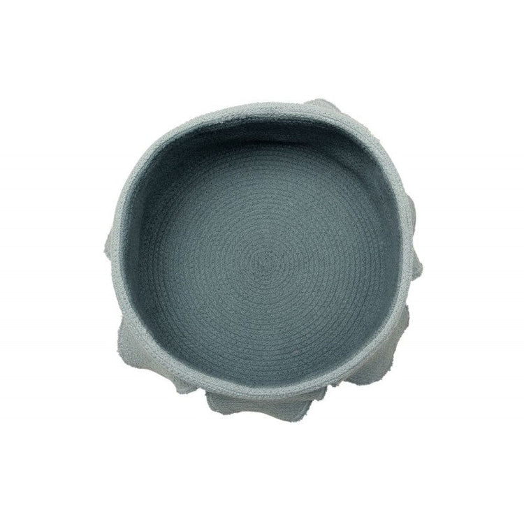Lorena Canals. Καλάθι αποθήκευσης λουλούδι Petals Vintage Blue - Dark Green 20Χ33Χ33