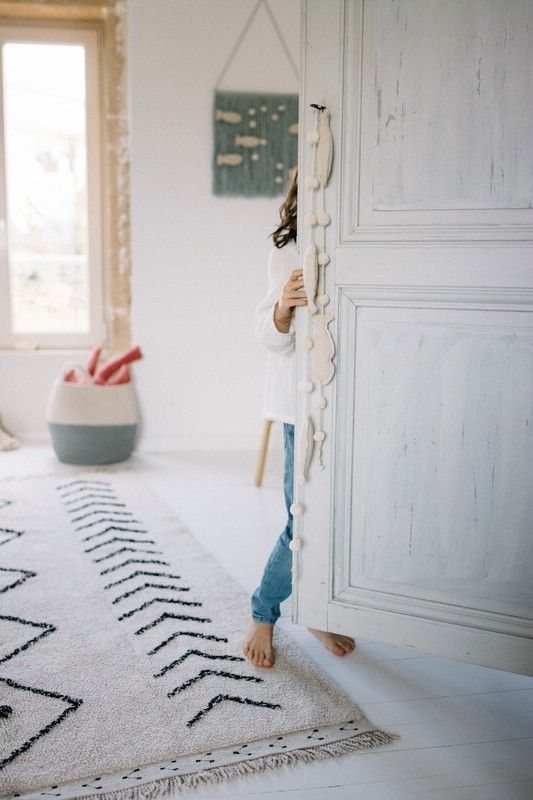 Lorena Canals. Washable Rug BEREBER Rhombs. 140x210