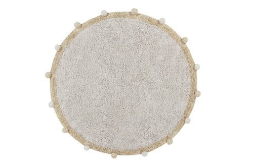 Lorena Canals. Χαλί δωματίου Bubbly στρόγγυλο (natural-honey) 120