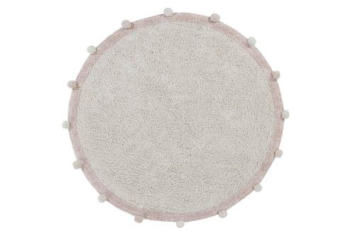 Lorena Canals. Χαλί δωματίου Bubbly στρόγγυλο (natural-vintage nude) 120