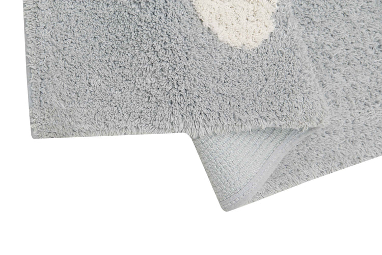 Lorena Canals. Washable Rug "Clouds" Grey