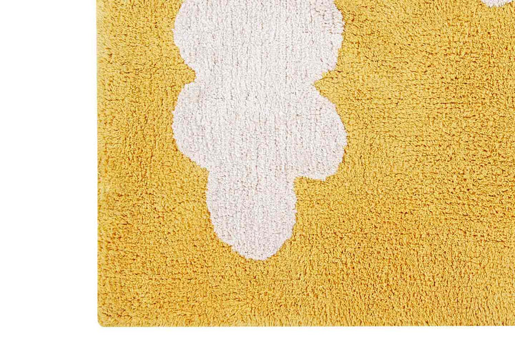 Lorena Canals. Washable Rug "Clouds" Mustard