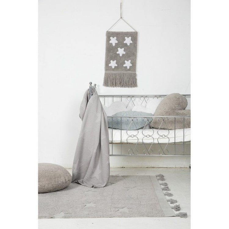 Lorena Canals. Washable Rug Hippy Stars Grey