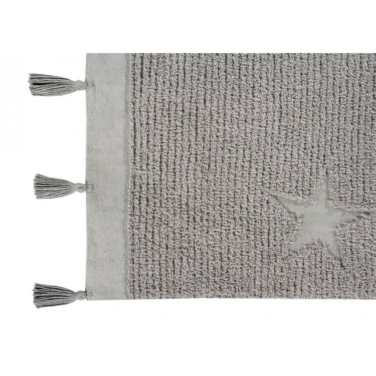 Lorena Canals. Washable Rug Hippy Stars Grey