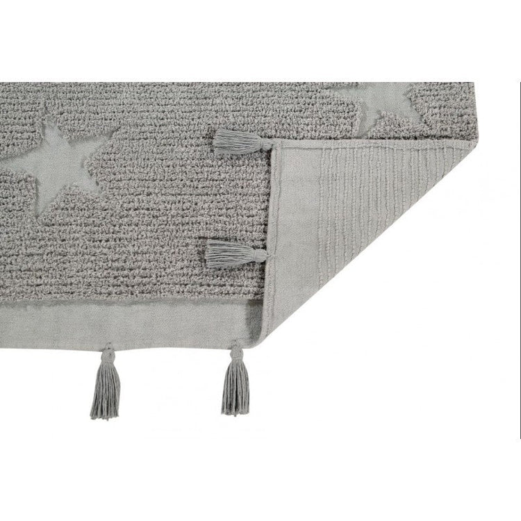 Lorena Canals. Washable Rug Hippy Stars Grey