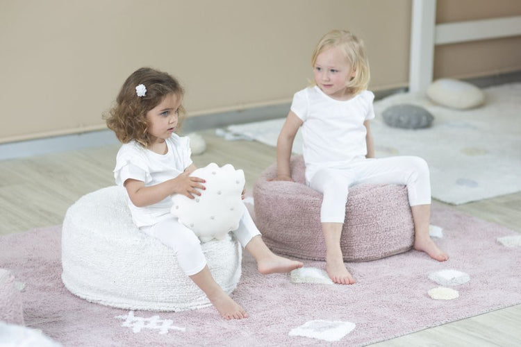 Lorena Canals. Pouf Chill Ivory 20x50x50