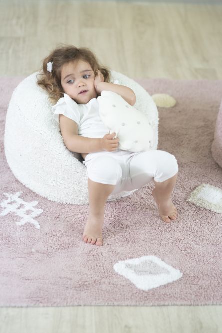 Lorena Canals. Pouf Chill Ivory 20x50x50
