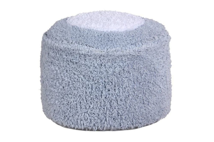 Lorena Canals. Πουφ Marshmallow στρογγυλό Light Blue 27x18