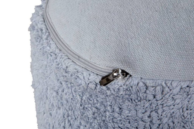 Lorena Canals. Πουφ Marshmallow στρογγυλό Light Blue 27x18