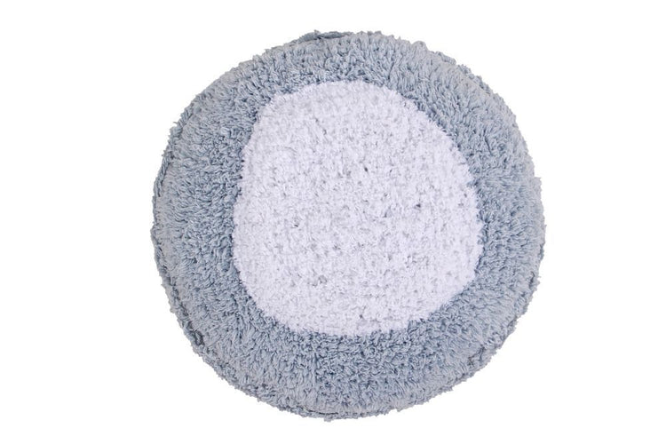 Lorena Canals. Πουφ Marshmallow στρογγυλό Light Blue 27x18