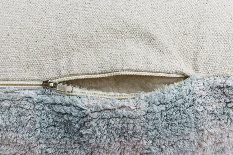 Lorena Canals. Pouf Vichy Blue Sage