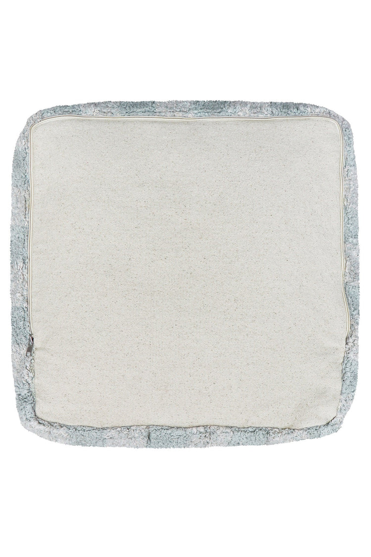 Lorena Canals. Pouf Vichy Blue Sage