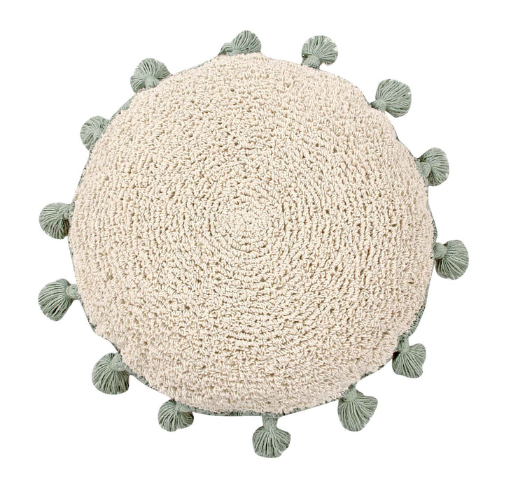 Lorena Canals. Floor Cushion Circle Green