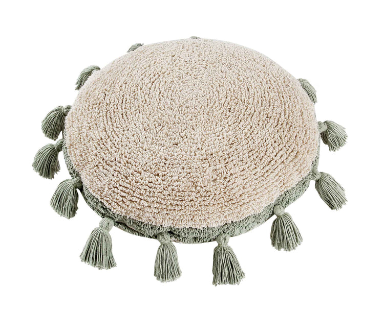 Lorena Canals. Floor Cushion Circle Green