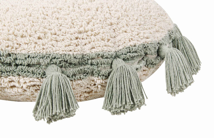 Lorena Canals. Floor Cushion Circle Green