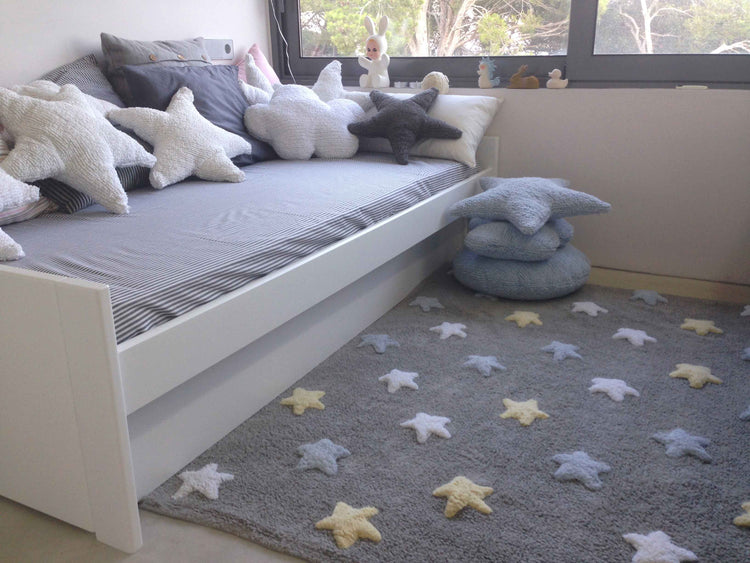 Lorena Canals. Cushion Star Light Blue