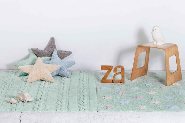 Lorena Canals. Cushion Star Soft Mint