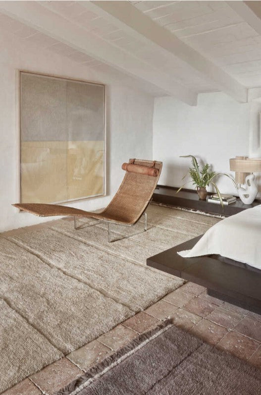 Lorena Canals. Woolable Rug Steppe - Sheep Beige 80 x 140 εκ.