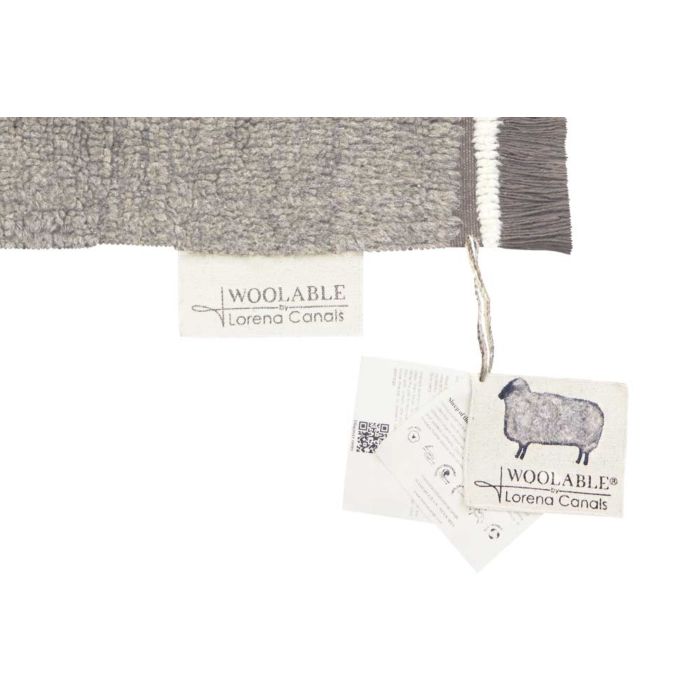 Lorena Canals. Woolable Rug Steppe - Sheep Grey S