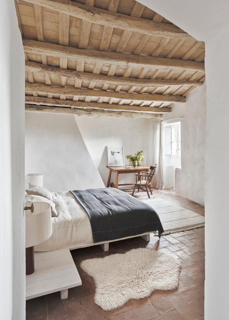 Lorena Canals. Woolable Rug Steppe - Sheep White 80 x 140 cm