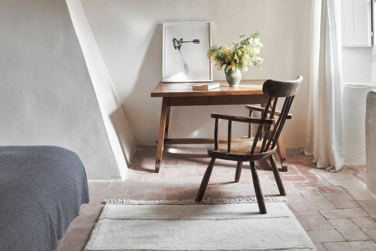 Lorena Canals. Woolable Rug Steppe - Sheep White 80 x 140 cm