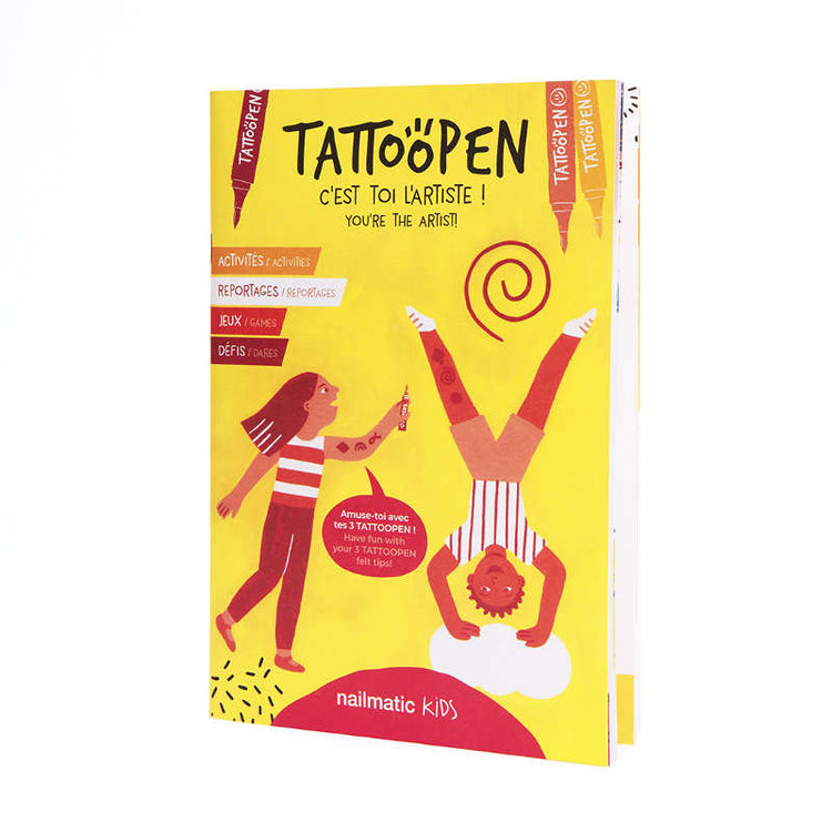 NAILMATIC. Βιβλιαράκι Tattoopen Art
