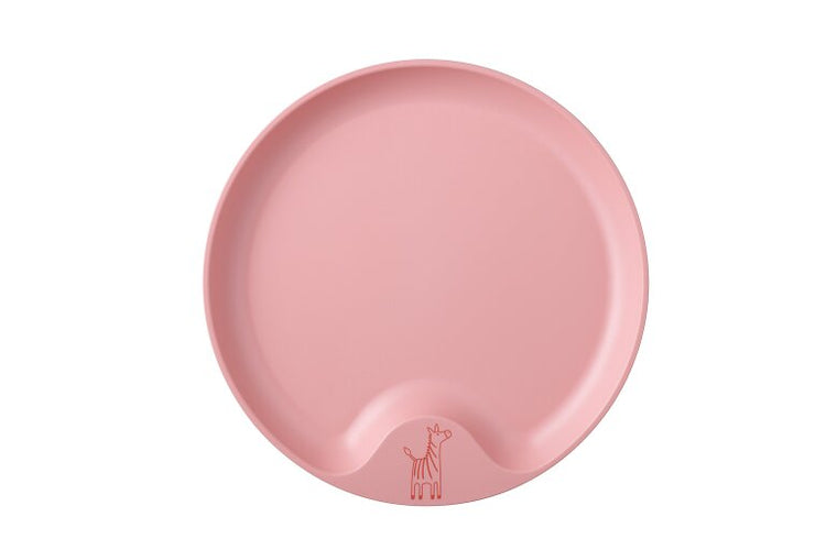 children's plate mio - deep pink