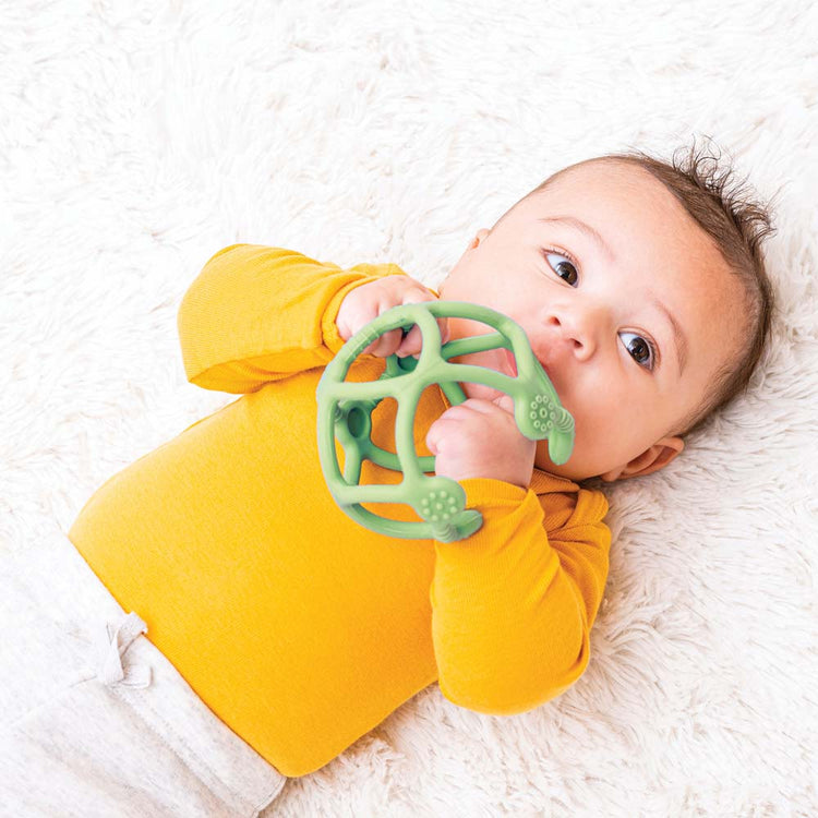 SILICON. Nattou Silicone Teether Mint Ball