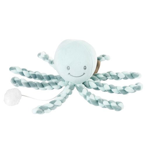 LAPIDOU. Musical Cuddly Octopus Lapidou (petrol - light green)