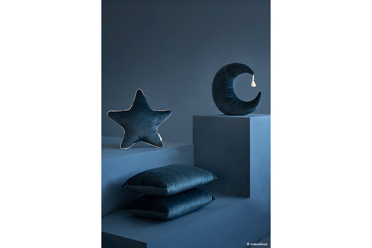 VELVET. Μαξιλάρι φεγγαράκι Pierrot 36*32cm Night Blue