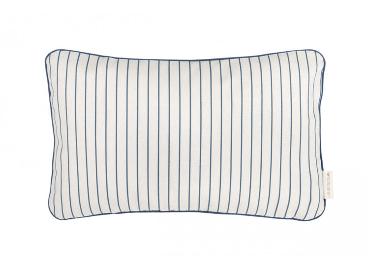 ST GERMAIN. Μαξιλάρι Jazz Blue Thin Stripes/ Natural 45X30