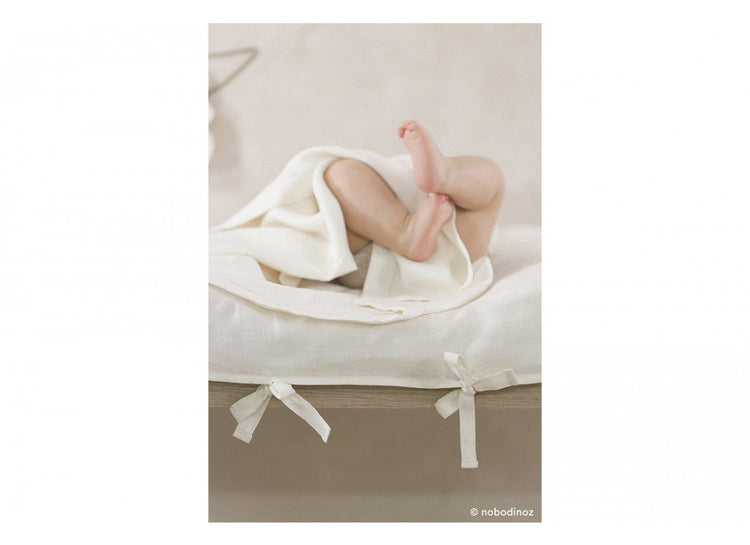 LIN FRANCAIS SUMMER BLANKET 70X90 OFF WHITE