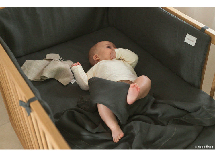 LIN FRANCAIS COT BUMPER 207X32X2 SAND