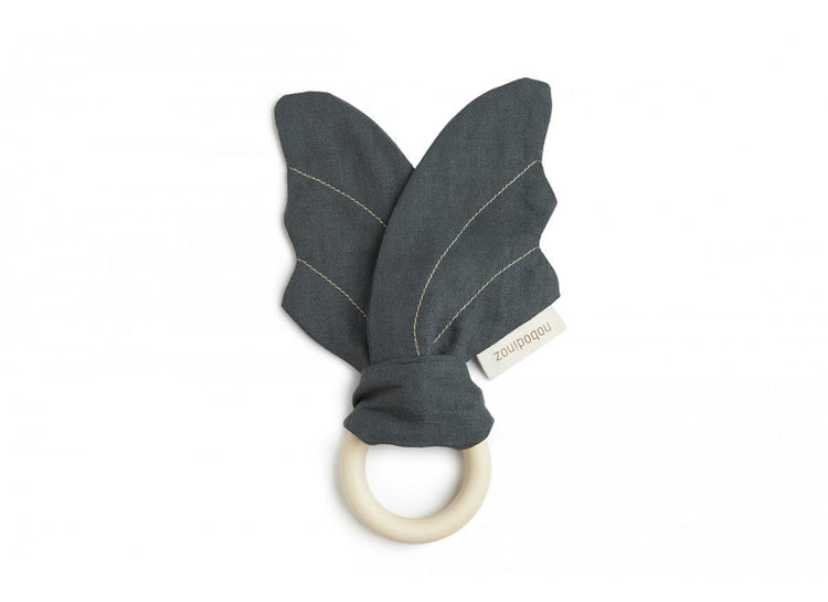 LIN FRANCAIS WINGS TEETHER RING 21X7 GREEN BLUE