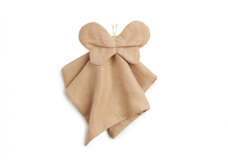 LIN FRANCAIS BUTTERFLY DOUDOU 32X32 SAND