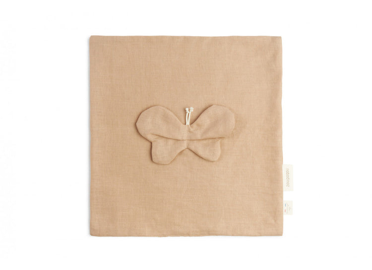 LIN FRANCAIS BUTTERFLY DOUDOU 32X32 SAND