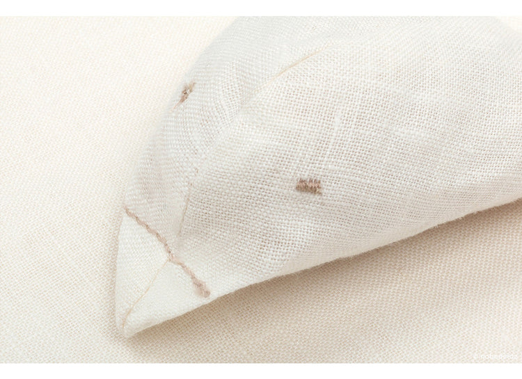 LIN FRANCAIS BIRD DOUDOU 40X48 OFF WHITE