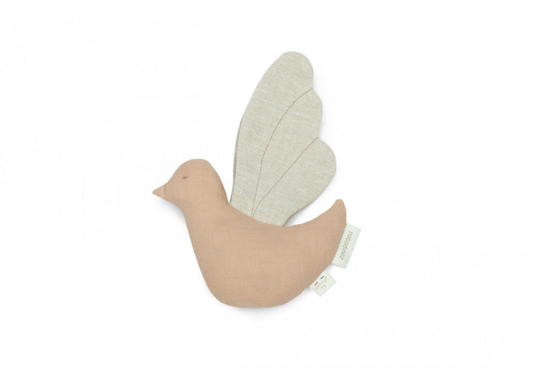 LIN FRANCAIS BIRD RATTLE 21X16 SAND
