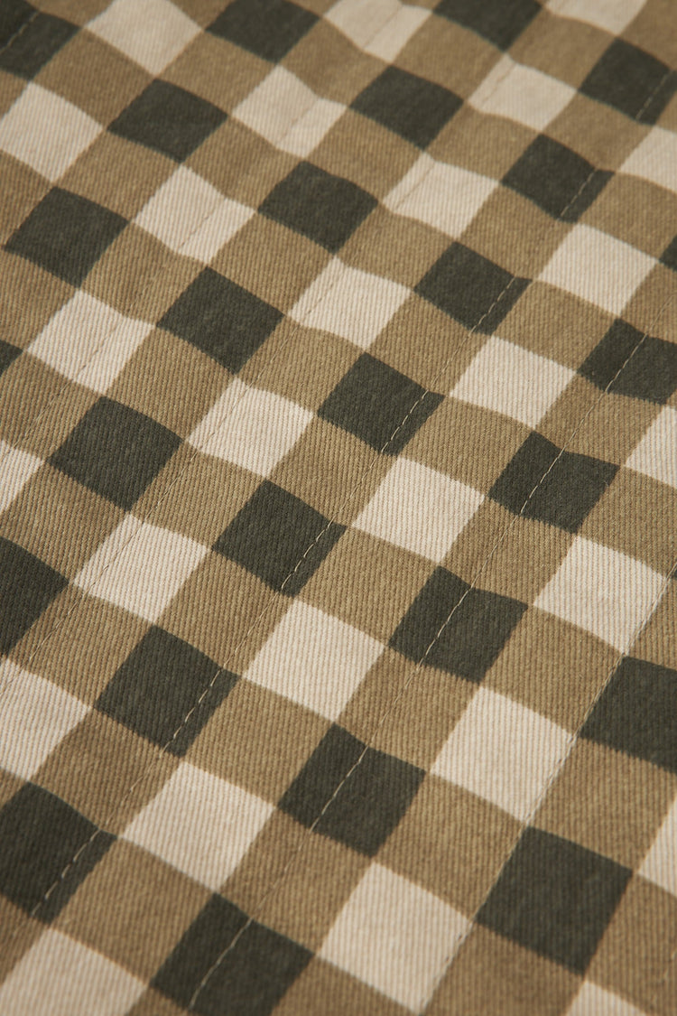 HYDE PARK. XXL changing bag Green Checks 42x37x14