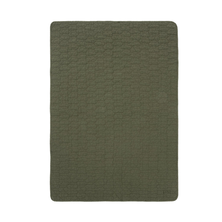 WABI SABI. Quilted blanket Vetiver 100x135