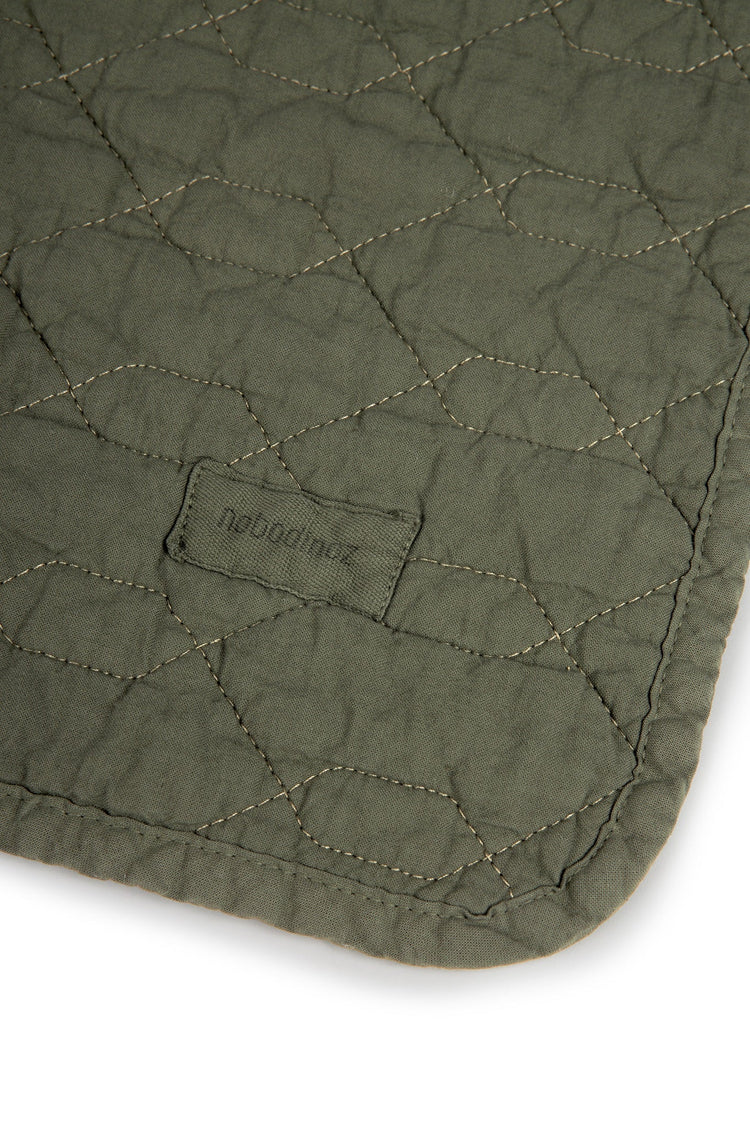 WABI SABI. Quilted blanket Vetiver 100x135