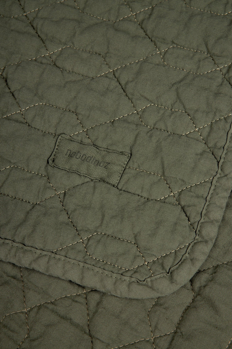 WABI SABI. Quilted blanket Vetiver 100x135