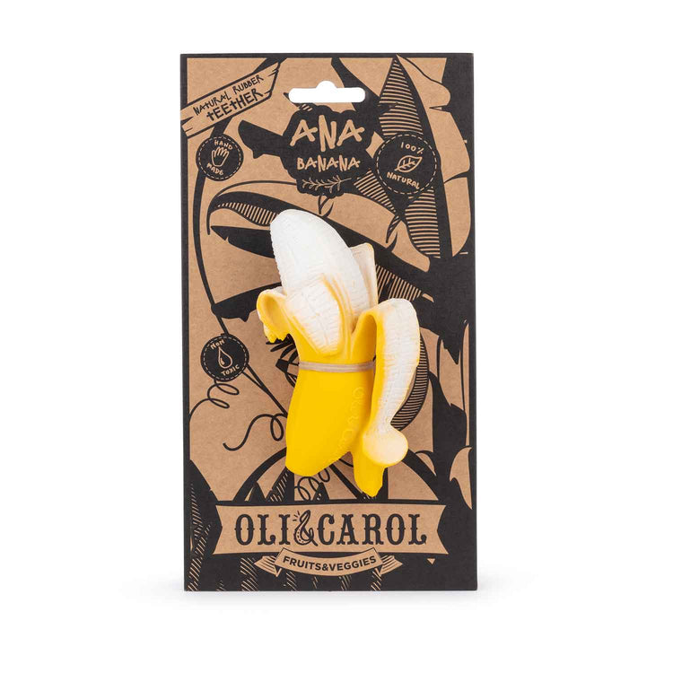 OLI&CAROL. Baby teether - Ana Banana