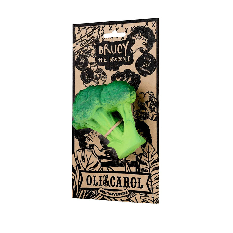 OLI&CAROL. Baby teether - Brucy the Broccoli